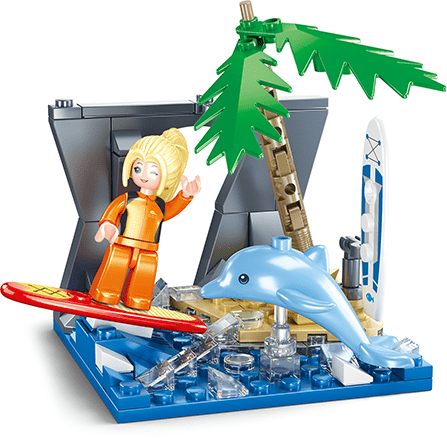 Texas Toy Distribution - Wholesale Building Set - Kids - Mini Handicraft Four Seasons Building Brick Display Set7