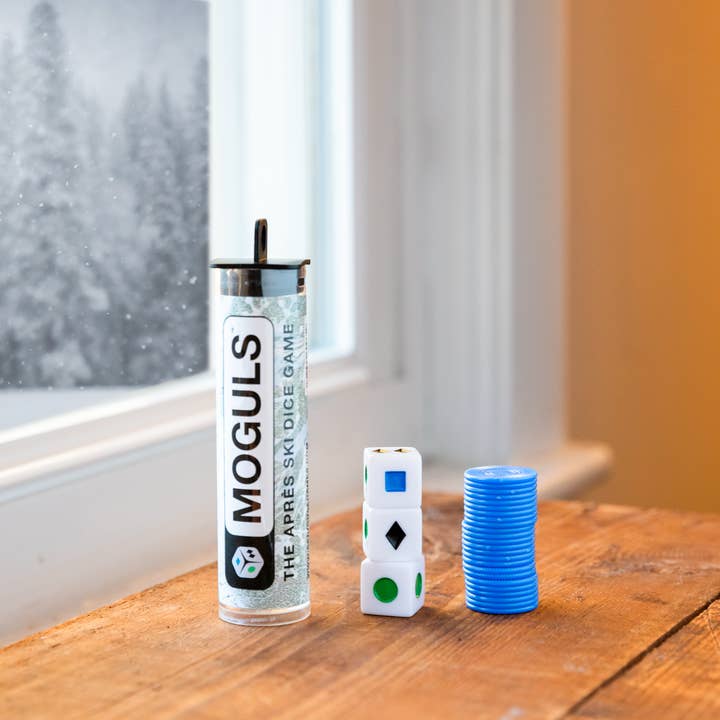Ski House Games - Wholesale Dice - Moguls Dice Game - Apres Ski Game for Cozy Cabin Nights