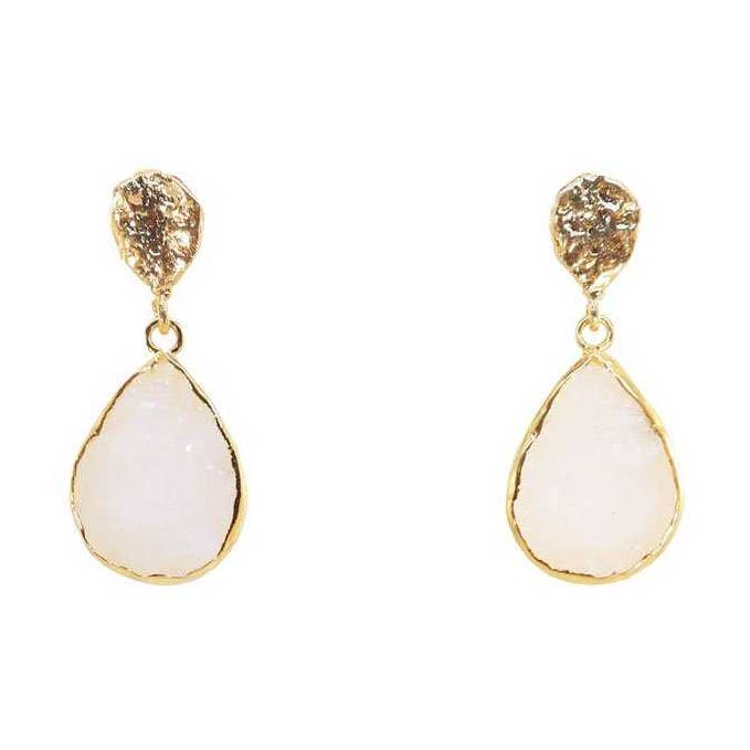 White Drop Earrings for wholesale by ACUS