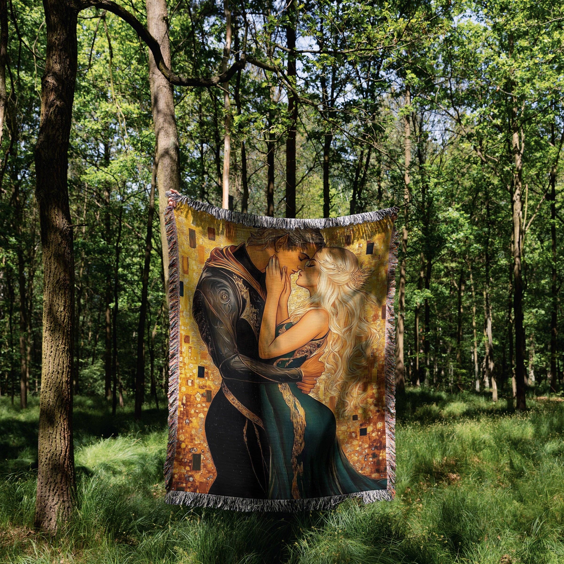 MagicMerchEmporium - Wholesale Throw Blanket - Aelin & Rowan Woven Throw Blanket3