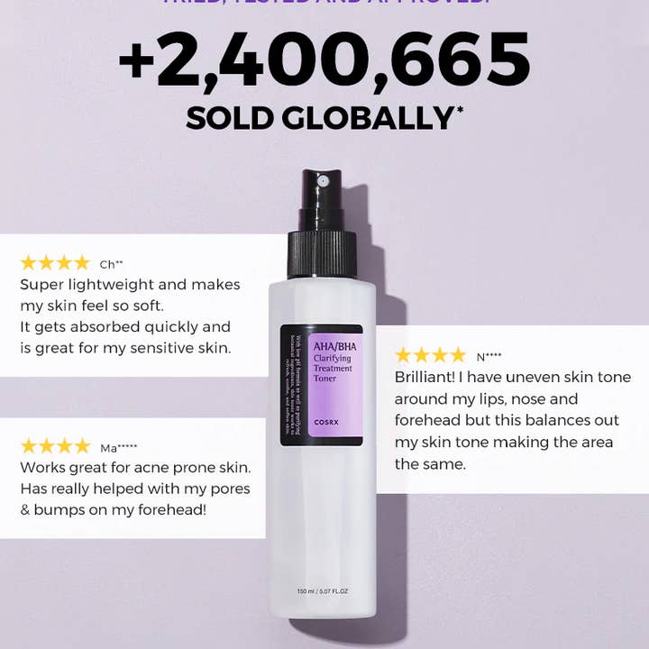 Best Beauty Group - Wholesale Facial Toner - COSRX AHA BHA Clarifying Treatment Toner K-Beauty5