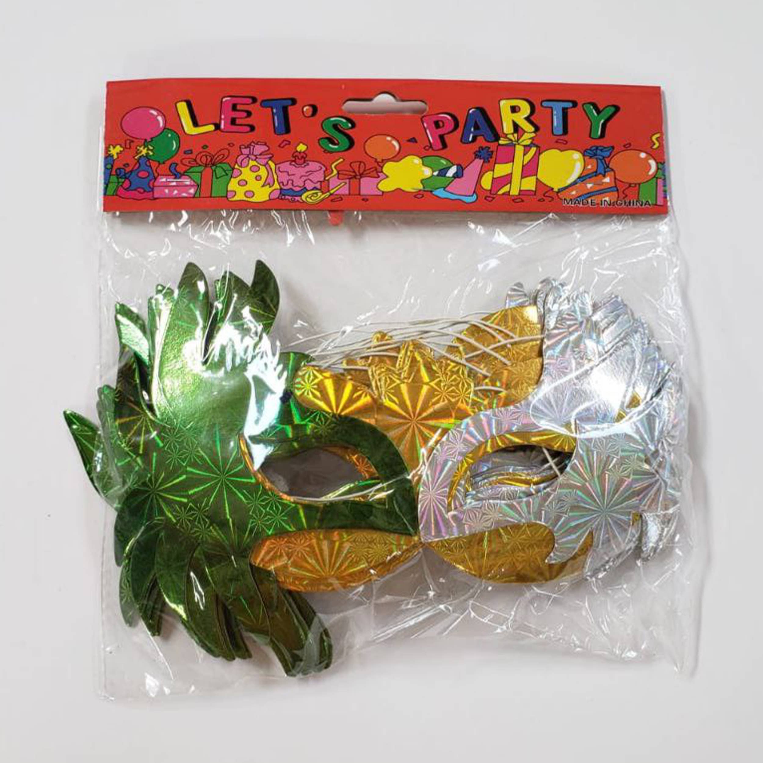 Holiday Farm - Wholesale Costume - Unisex - Masquerade Glitter Eye Mask  In Bulk1