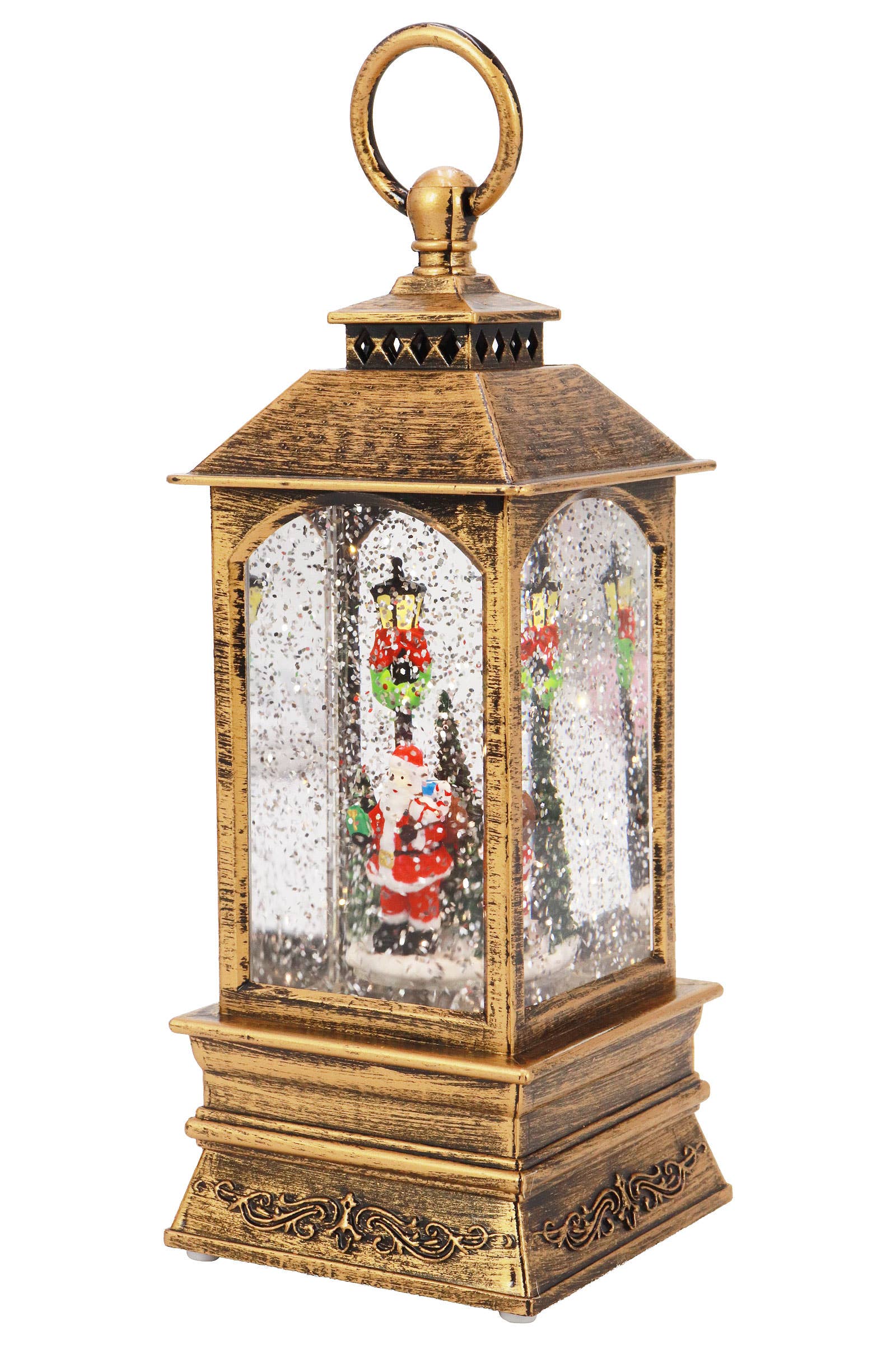 ASSORTI Vintage Kerstmis Glanzende Muziek Led Lantaarn - Steady voor groothandel op Faire4