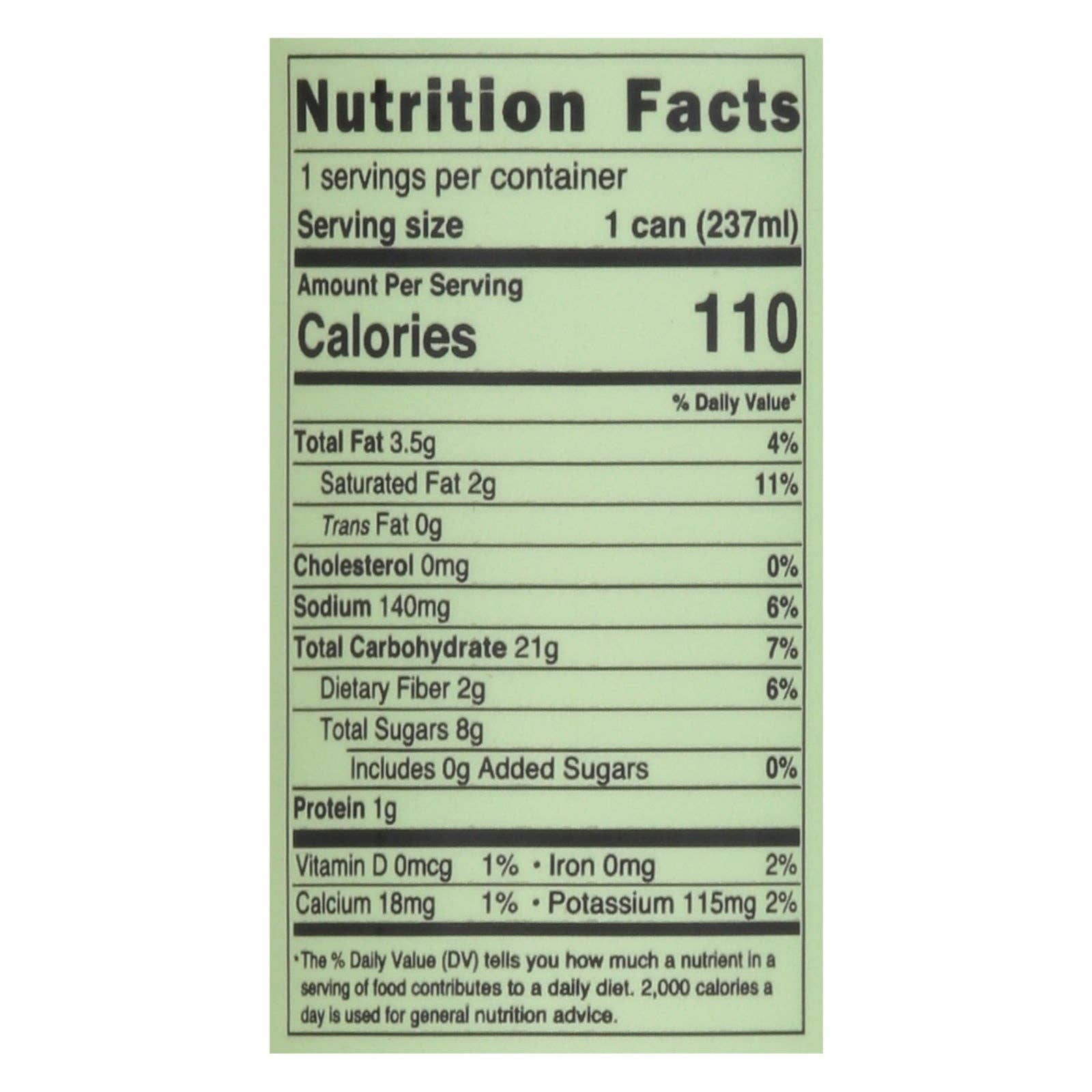 Ware Spark - Wholesale Iced Tea - Pop & Bottle - Grn/tea Matcha Latte - Case Of 12-8 Fz2