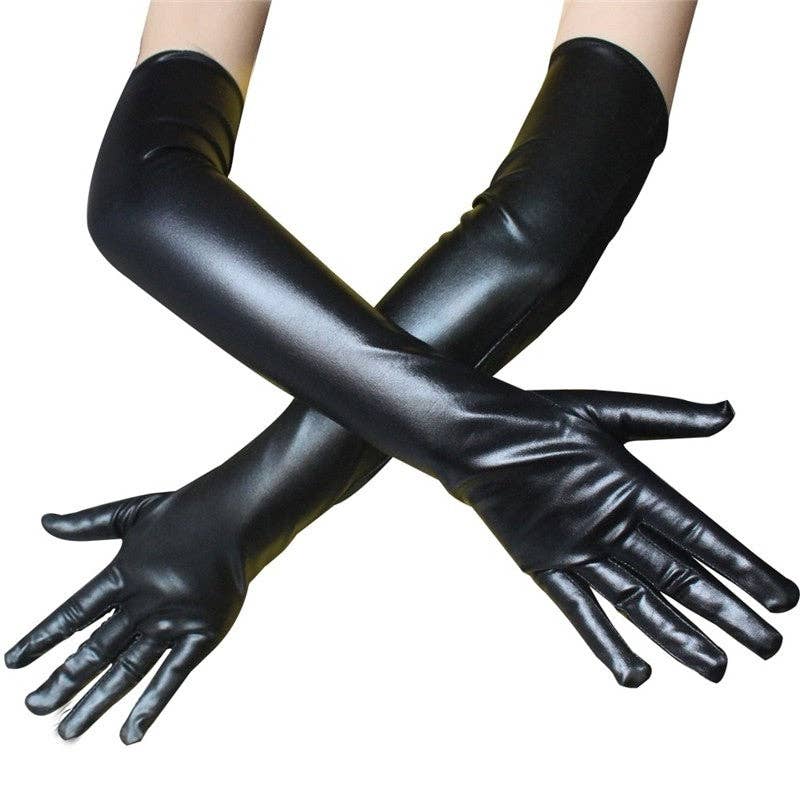 FurDecoration - Wholesale Gloves – Women's - Long Leather Tight-Fitting Paper Card Packaging Gloves3