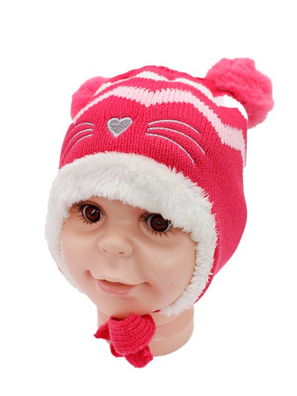 Kids Kitty Cat Beanies for wholesale by Cap Zone