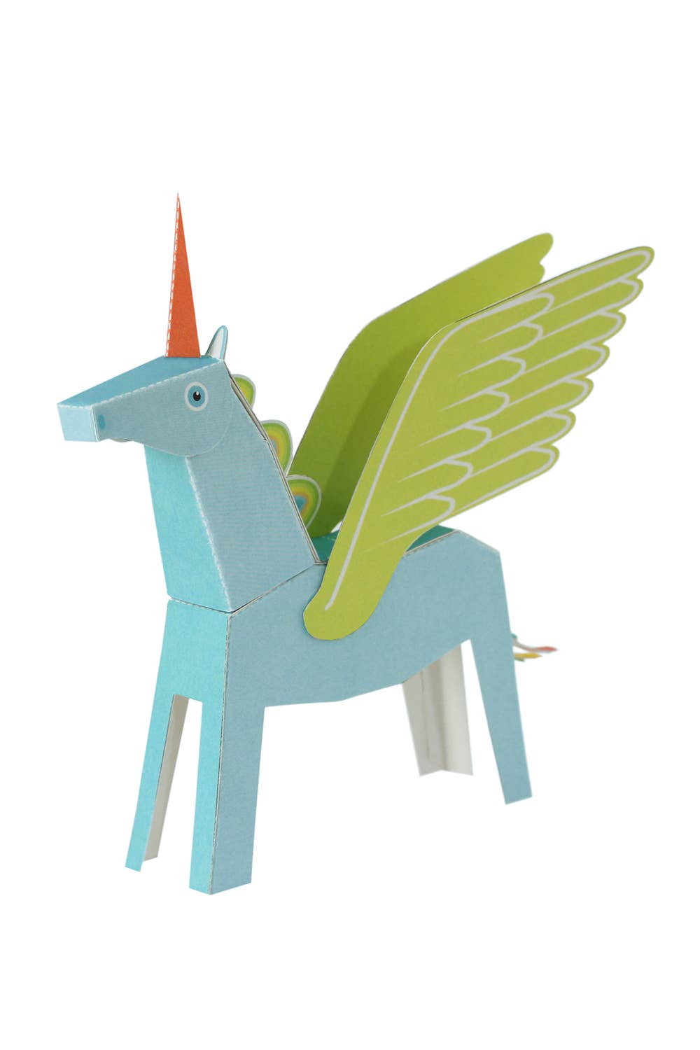 pukaca – Engroshandel DIY-hobbysæt – Børn – Blå Pegacorn Postkort2