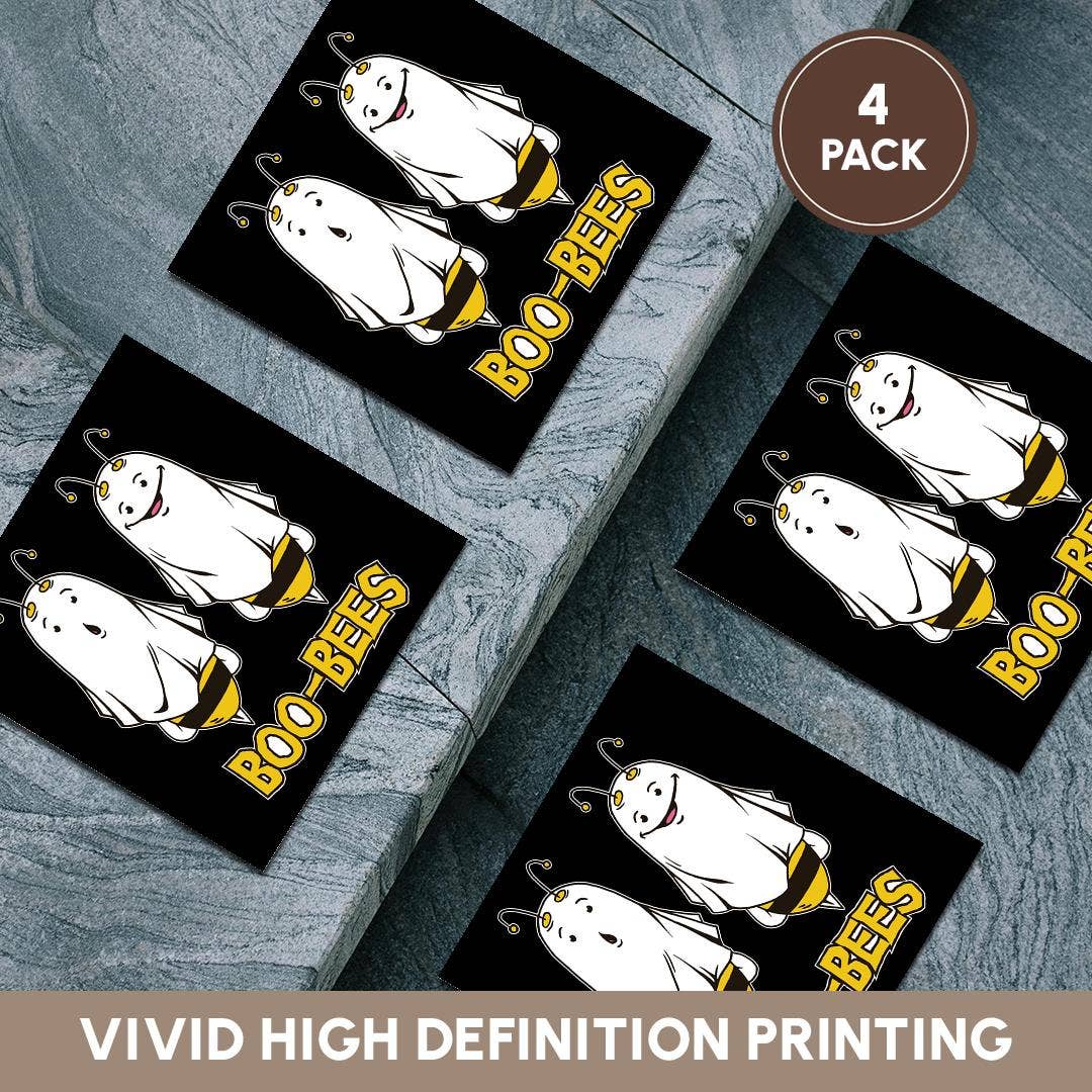 3dRose - Wholesale Coasters - 3dRose, Boo Bees Halloween for Beekeeper Beekeeping Honeycomb, Coaster5