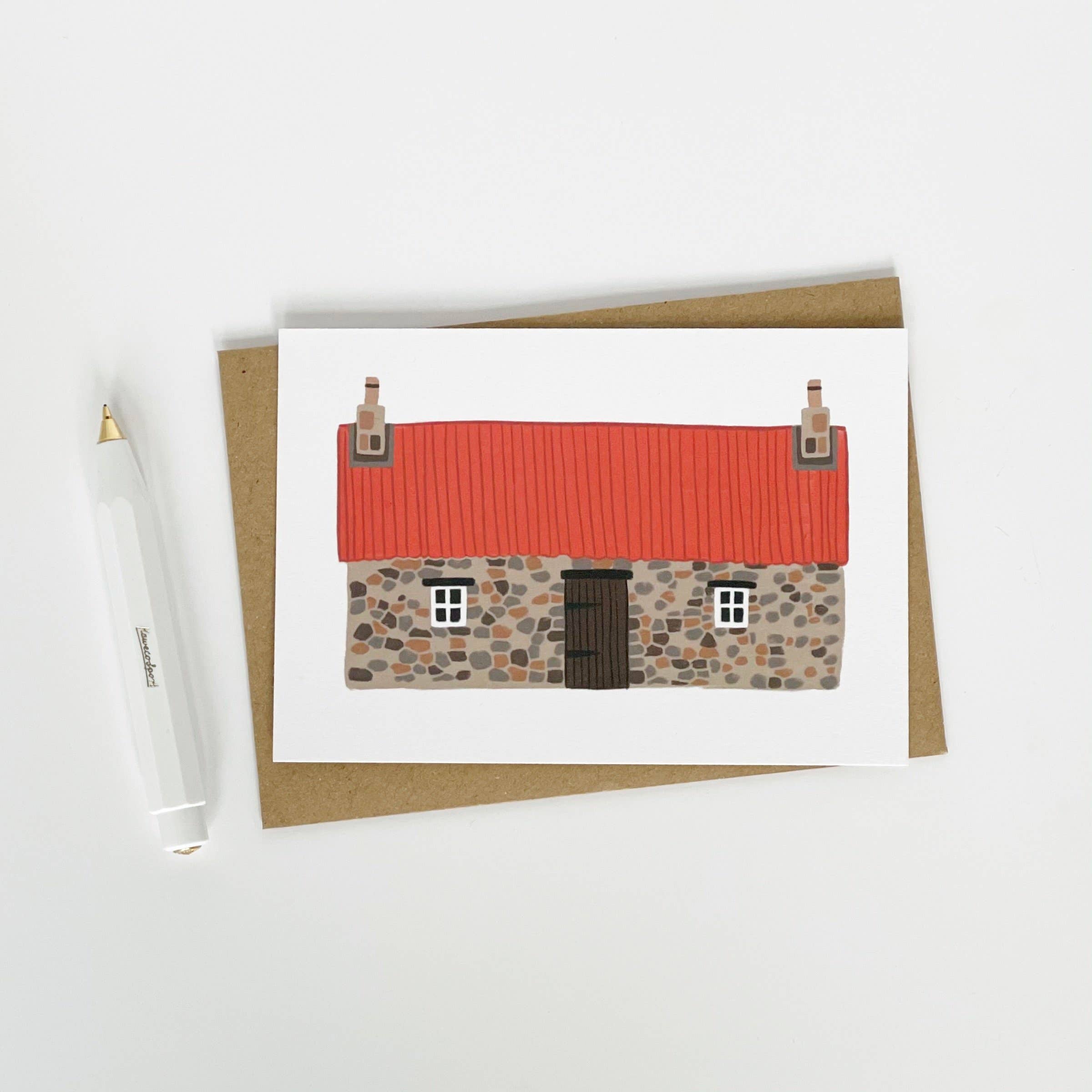 Lomond Paper Co - Wholesale Everyday Greeting Card - Scottish Bothy Blank1