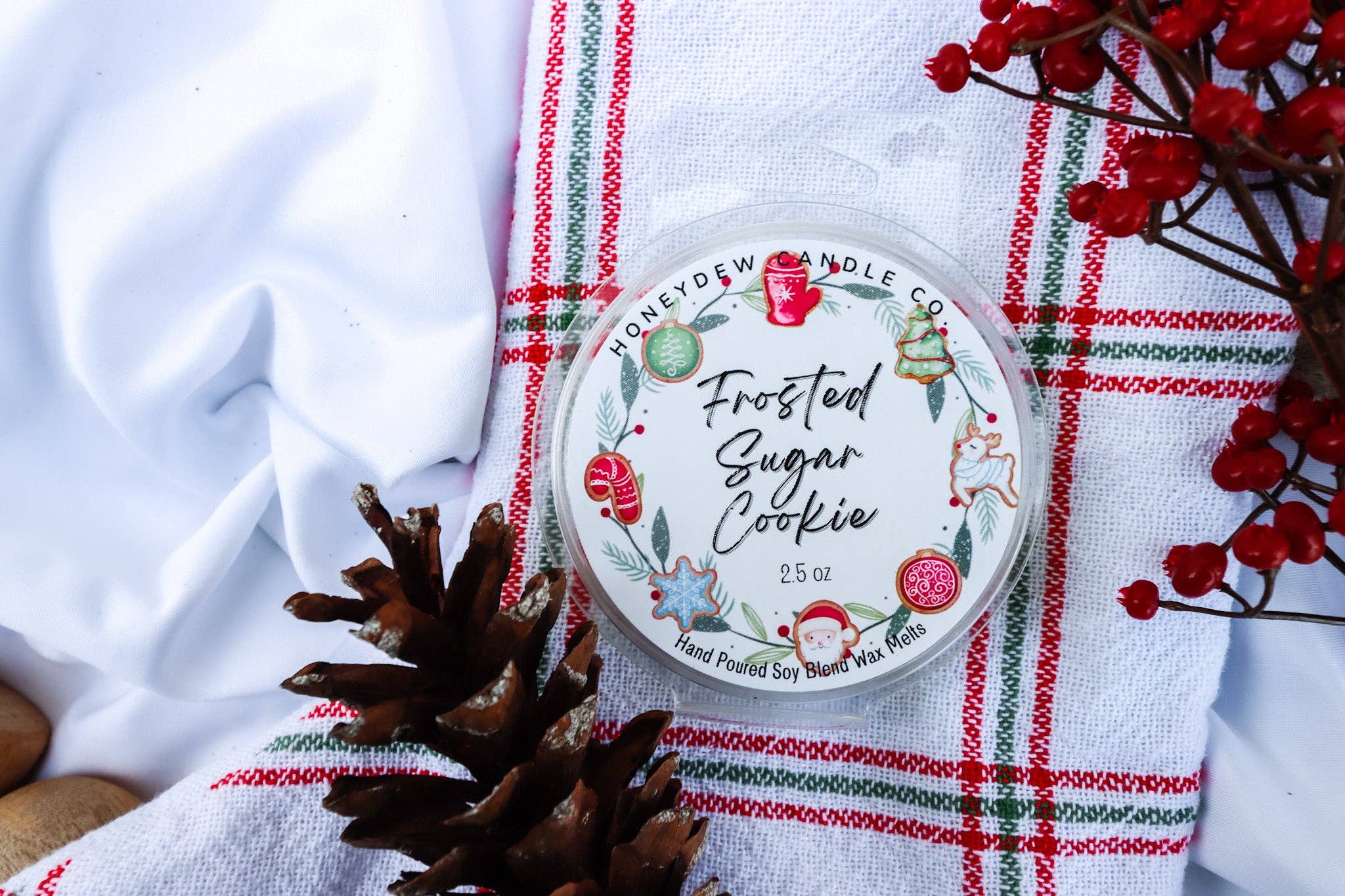 Honeydew Candle Co. - Wholesale Wax Melt - Frosted Sugar Cookie Wax Melts 2.5 oz1