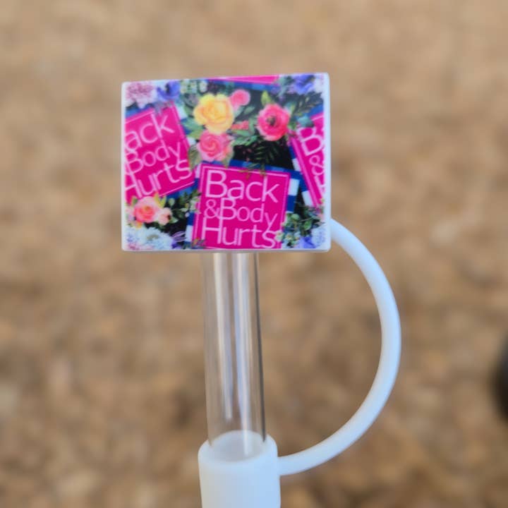 Tappo in silicone per cannuccia 10MM Back&BodyHurt per la vendita all'ingrosso da parte di TheSaltyChic