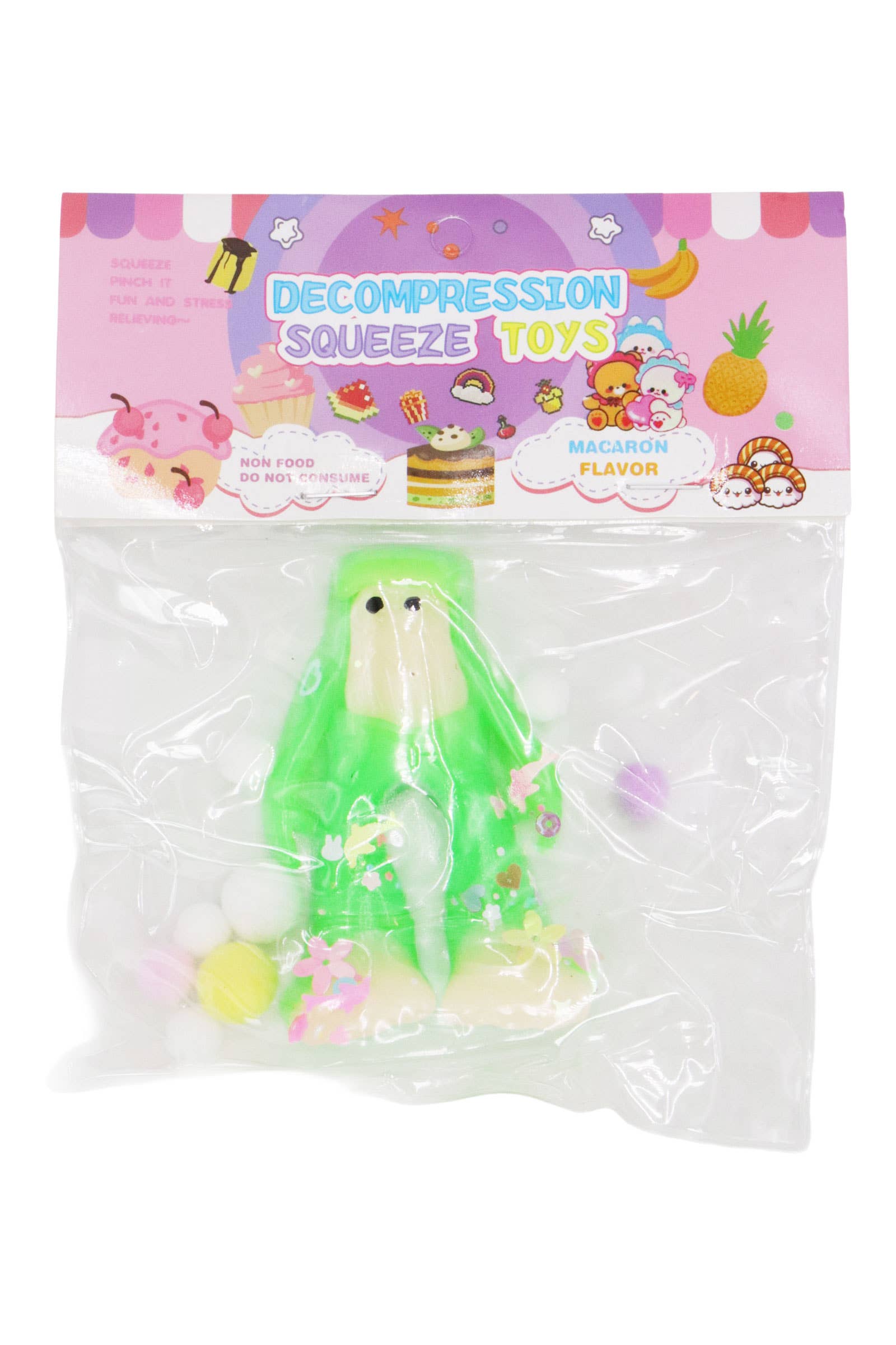 ASSORTED Brain Rot Memes Mochi Pom Pom Squishy Bag - 20 pcs for wholesale on Faire8