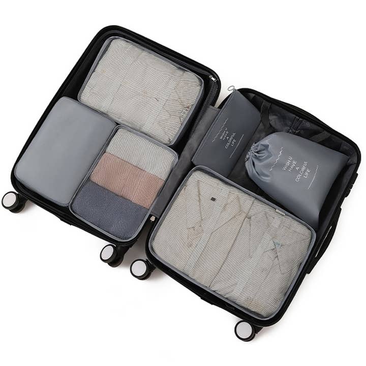 ACCITY - Wholesale Packing Cube - 6/7-Piece Waterproof Travel Packing Cube Set_CWAB05422