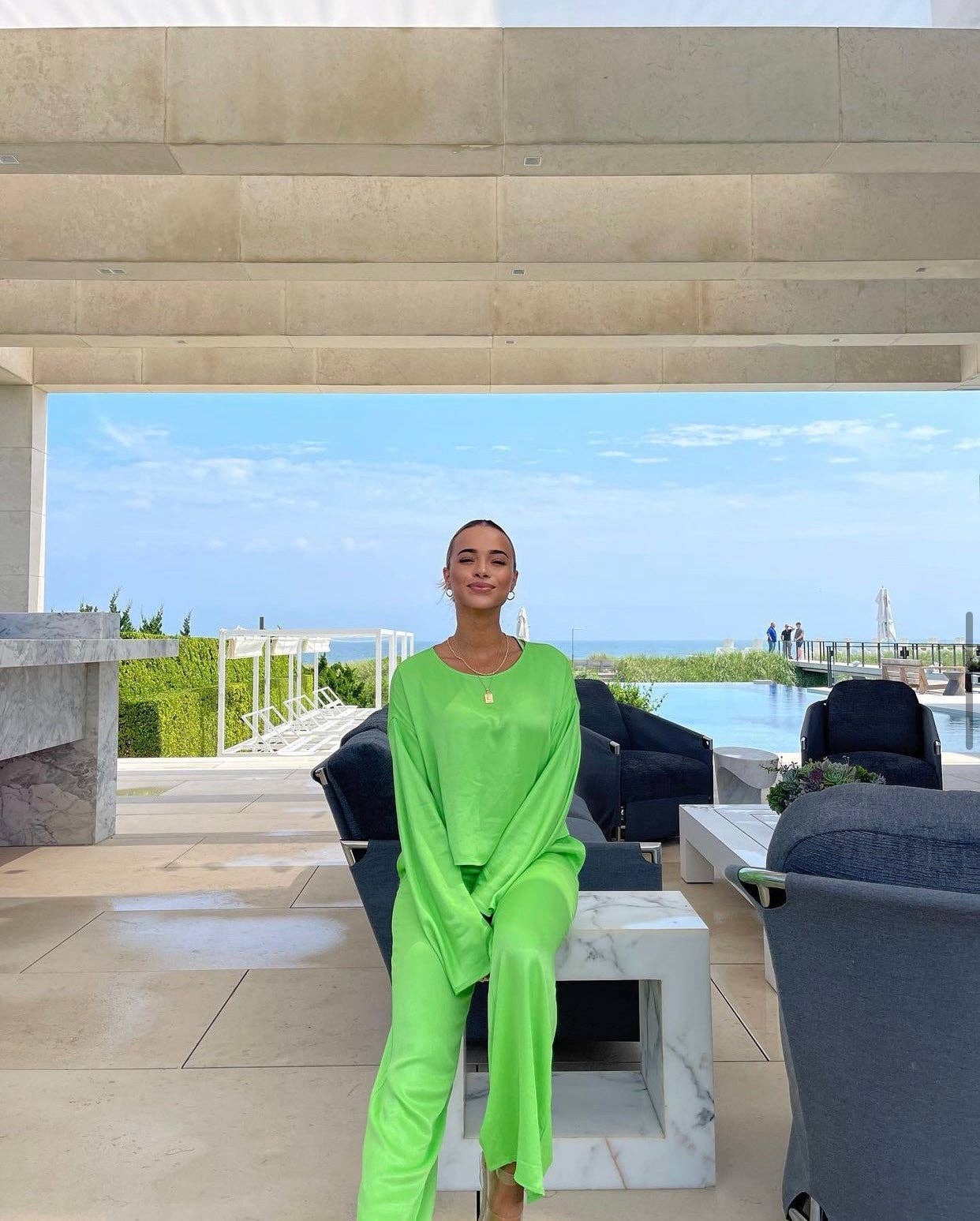 Kismet Showroom - Venta al por mayor Collares con colgantes/abalorios - Collar Inicial Miel19