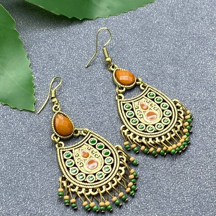 Mio Queena - Wholesale Dangle Earrings - Vintage Earrings - MIO65403