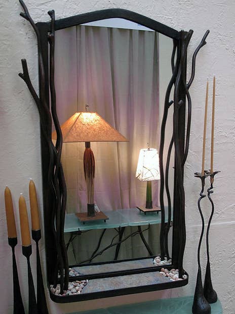 Little Shoots spejlramme med skiferhylde for engroshandel hos Sekoya Originals