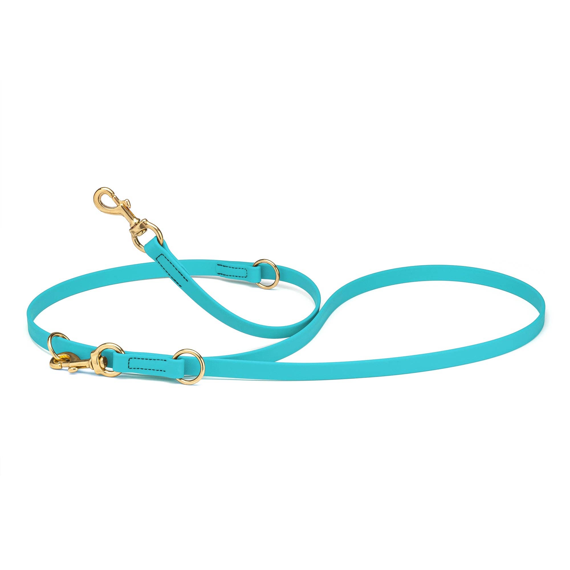 Dogline - Wholesale Pet Leash - Dog - Viper Biothane Adjustable Multi-Purpose Dog Leash with Brass Hardware, 7FT2