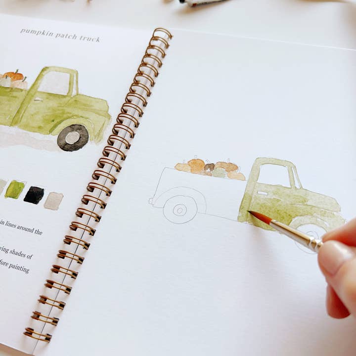 emily lex studio - Wholesale Sketchbook/Sketchpad - autumn watercolor workbook