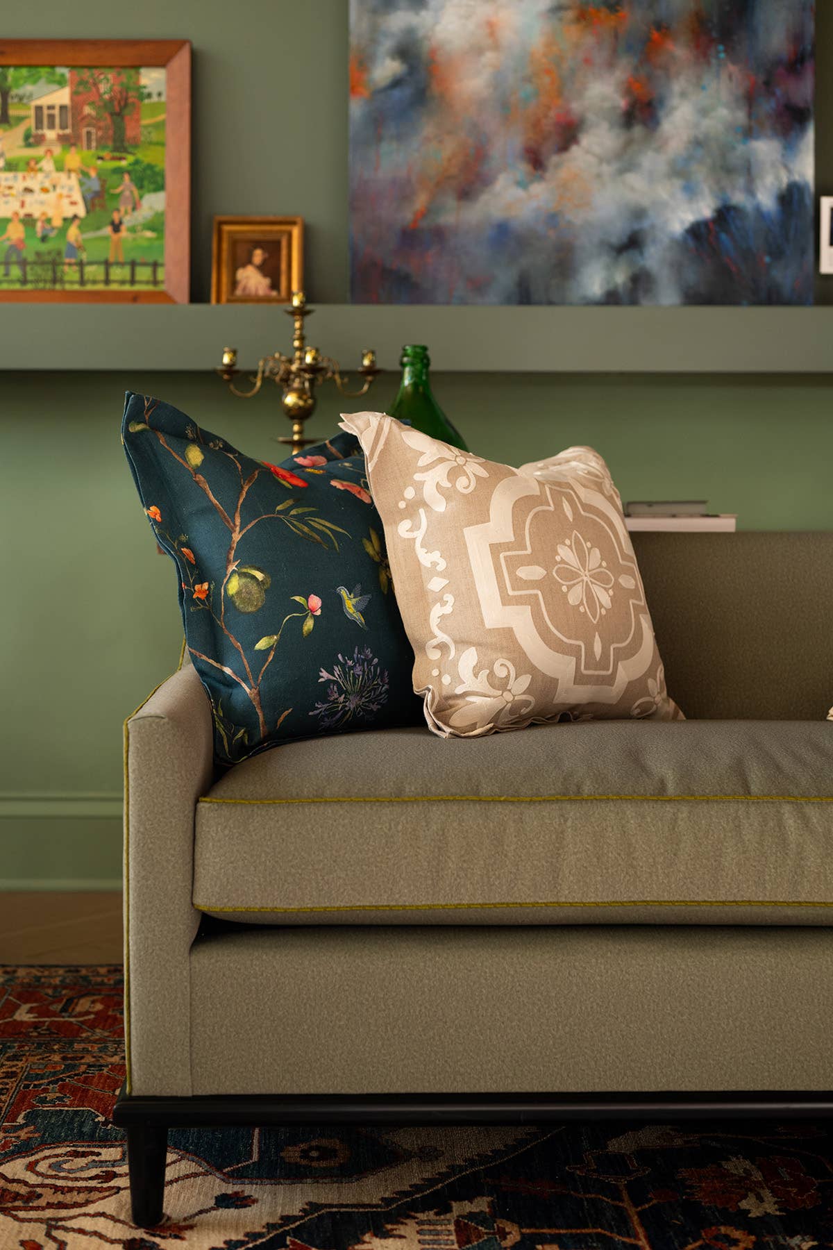 Sarah Drake Design - Wholesale Throw Pillow Cover - Tierra Cielo Ivory Pillow Cover - Natural Linen1