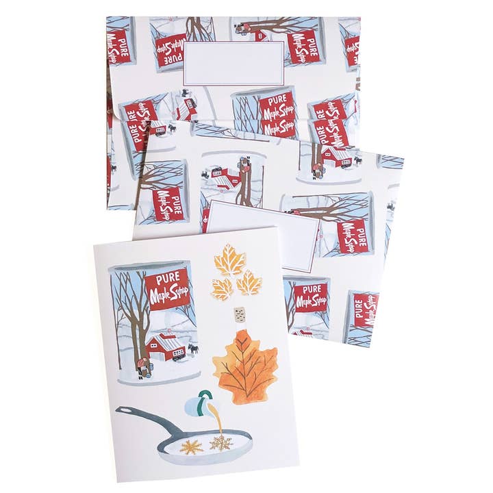 Artistry Cards - Wholesale Everyday Greeting Card - Maple Syrup Greeting Card - Blank, Eco-Friendly, A2 Size