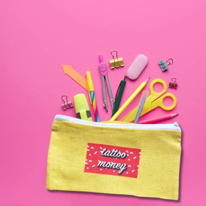 ratbone skinny + the oddball club - Wholesale Makeup/Cosmetic Bag - Wallet/ Make up Bag/ Pencil Case: Tattoo Money3