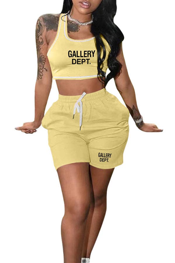 MB Fashion Wholesale - Wholesale Top & Short Set (NOT Loungewear) - Women's - MB FASHION O-NECK PRINTED SHORT SET 323LY20