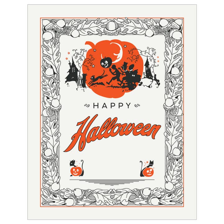 Fridgedoor – Großhandel Halloween-Karten – Glückliche Halloween-Karte zur Kürbisparade, 12,7