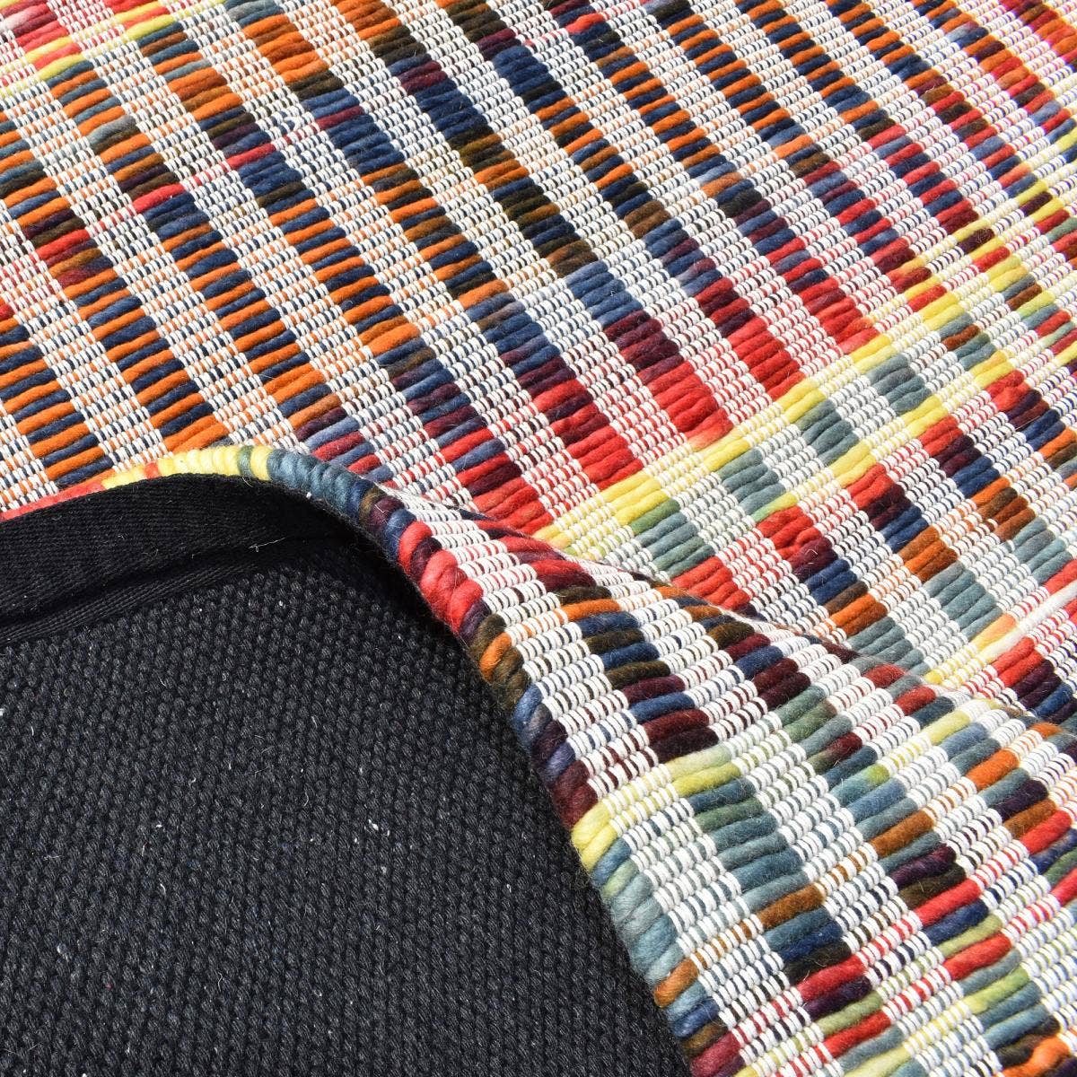 O&Ko - Wholesale Rug Pad - Kilim Rug 120X170Cm Kl Line Relief Multicolor3