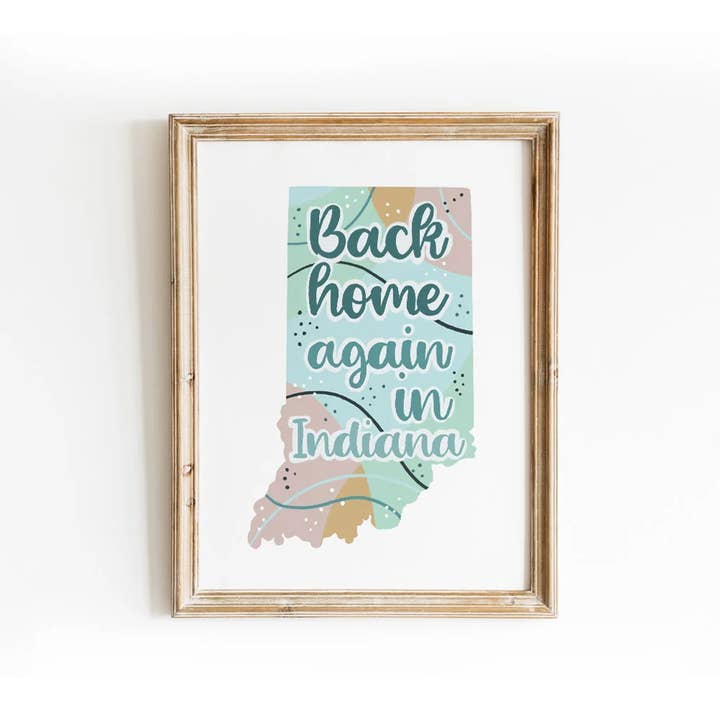 Back Home Again in Indiana Art Print for wholesale by VimAnnVigor