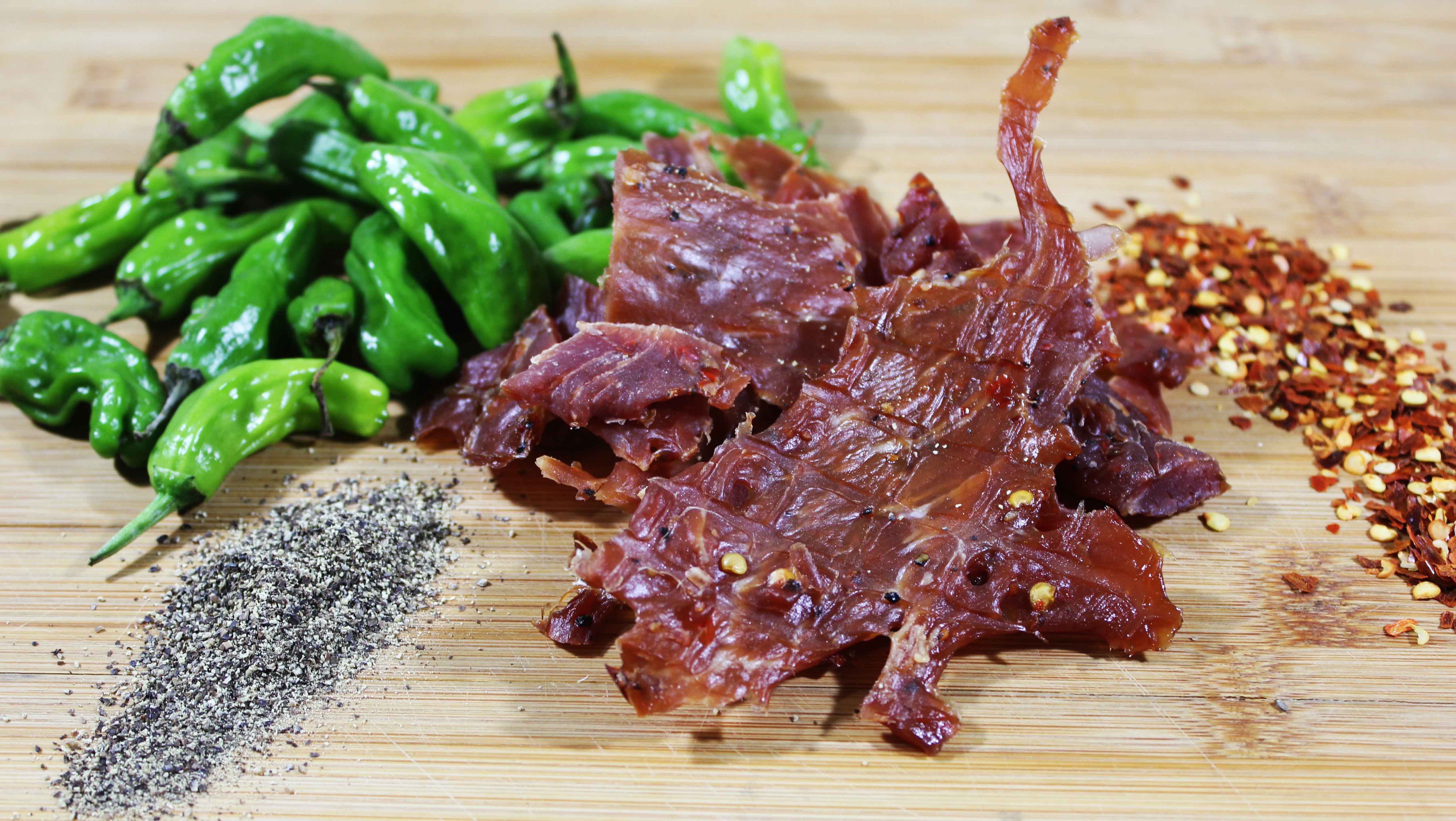 Big Fork – Großhandel Trockenfleisch – Handgemachtes Schweinefleisch-Jerky - Würzig 3 - Pfeffer | Eiweißreich | Feurig10