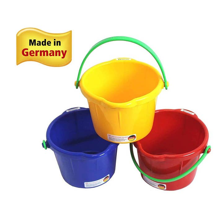 HABA USA - Wholesale Beach/Pool Toy - Kids & Baby - 1.5 Liter Pail for Sand & Snow (assorted colors)12