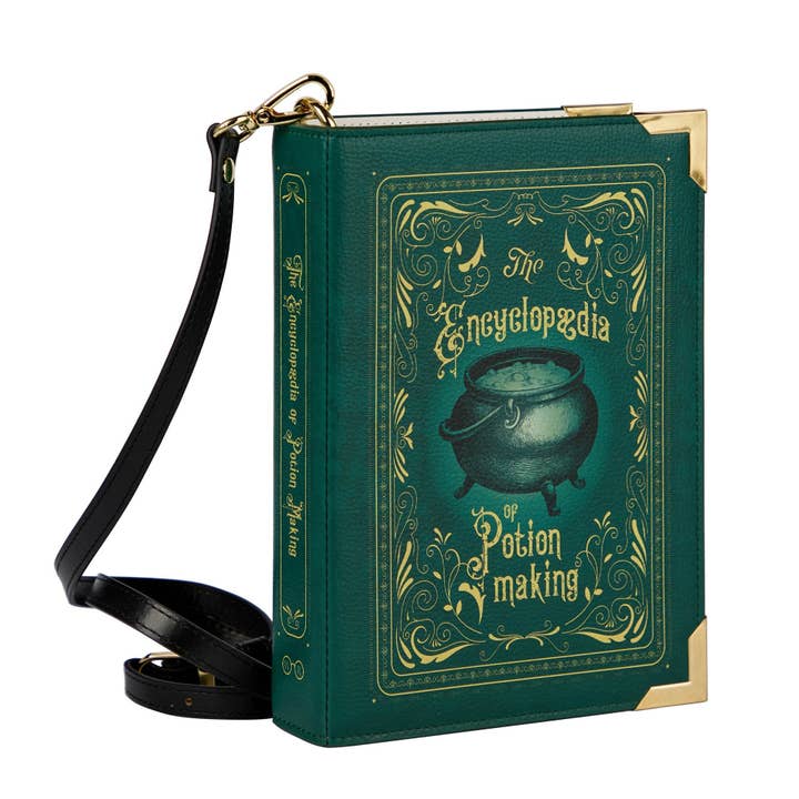 The Encyclopedia of Potion Making Book Handbag Crossbody Purse for wholesale by Well Read Company