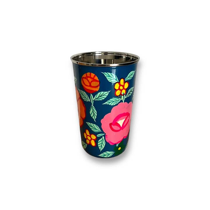 Curiosity Lab - Wholesale Drinking Glass/Cup - Hand-painted food-grade stainless steel tumbler Srinagar Grand10