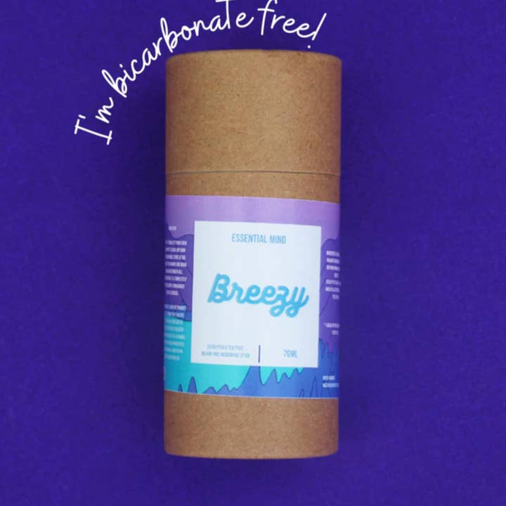 BREEZY - EUKALYPTUS OG TEA TREE DEODORANT STICK 70ML for engroshandel hos ESSENTIAL MIND STORE