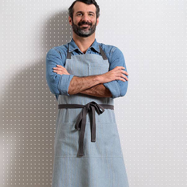 MEEMA - Wholesale Apron - Bib Apron with Pockets – Upcycled Cotton, Adjustable Fit16