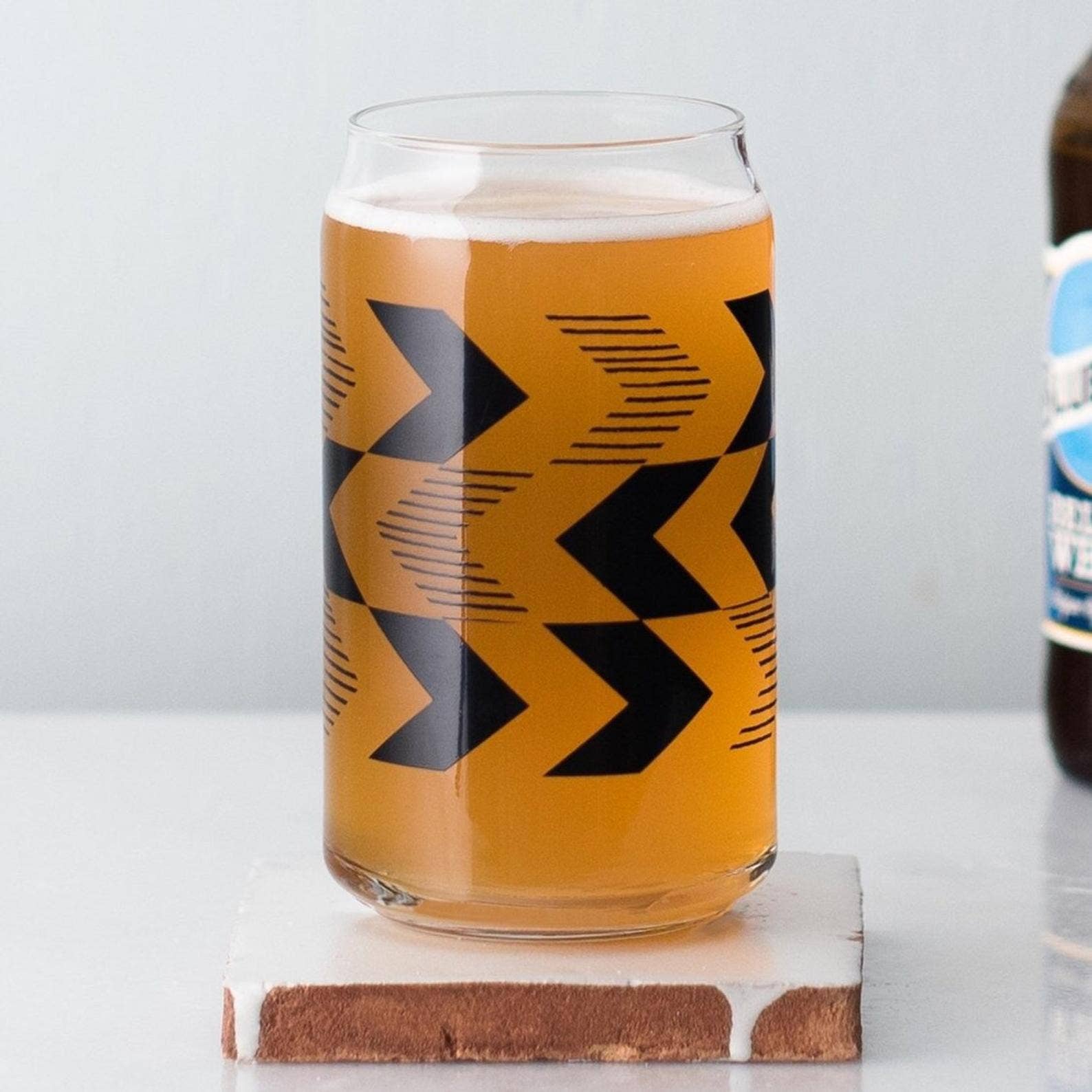 Vital Industries - Wholesale Bierglas/pul - State Silhouette Chevron Can Pint glas1