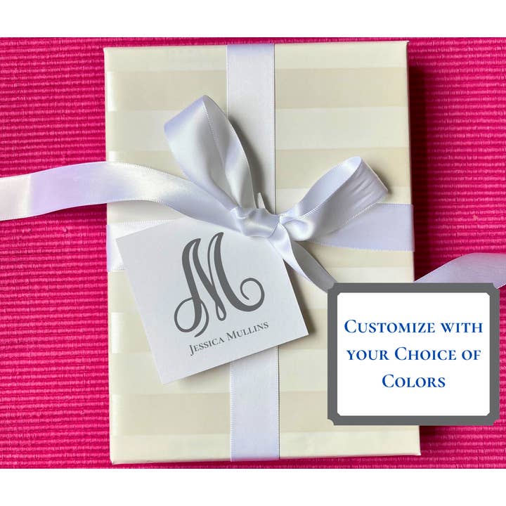 The Winsome Life Stationery – Cartão de presente por atacado – Etiquetas e autocolantes para presente de monograma | Etiquetas de presente para a família personalizadas