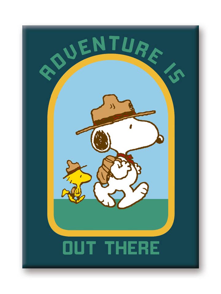 Peanuts Beagle Scouts - Adventure Flat Magnet (2.5" x 3.5") for wholesale by Great Stuff Novelties (GSN) by NMR Brands