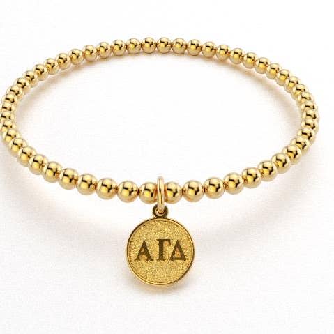 Alpha Gamma Delta Goldperlenarmband für den Großhandel von Shawn Paul