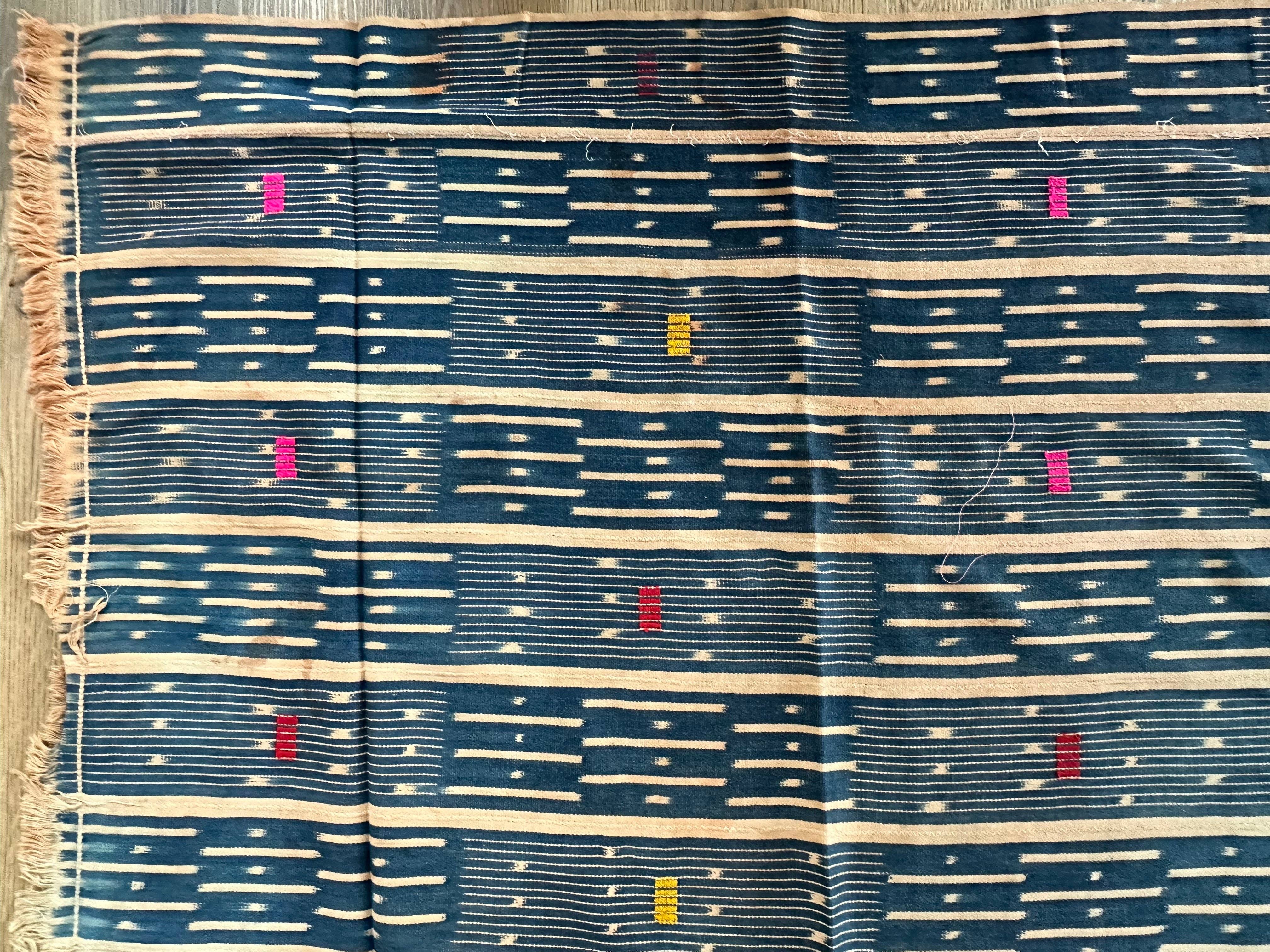 The Niger Bend - Wholesale Tapestry/Textile - Largest Vintage Baule African Cloth Men's Textile | 184 x 62"8