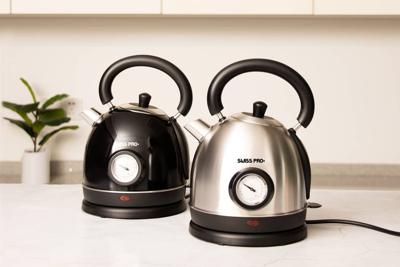 Swiss Pro+ - Vendita all'ingrosso Bollitori - Bollitore retrò 1.8L nero5