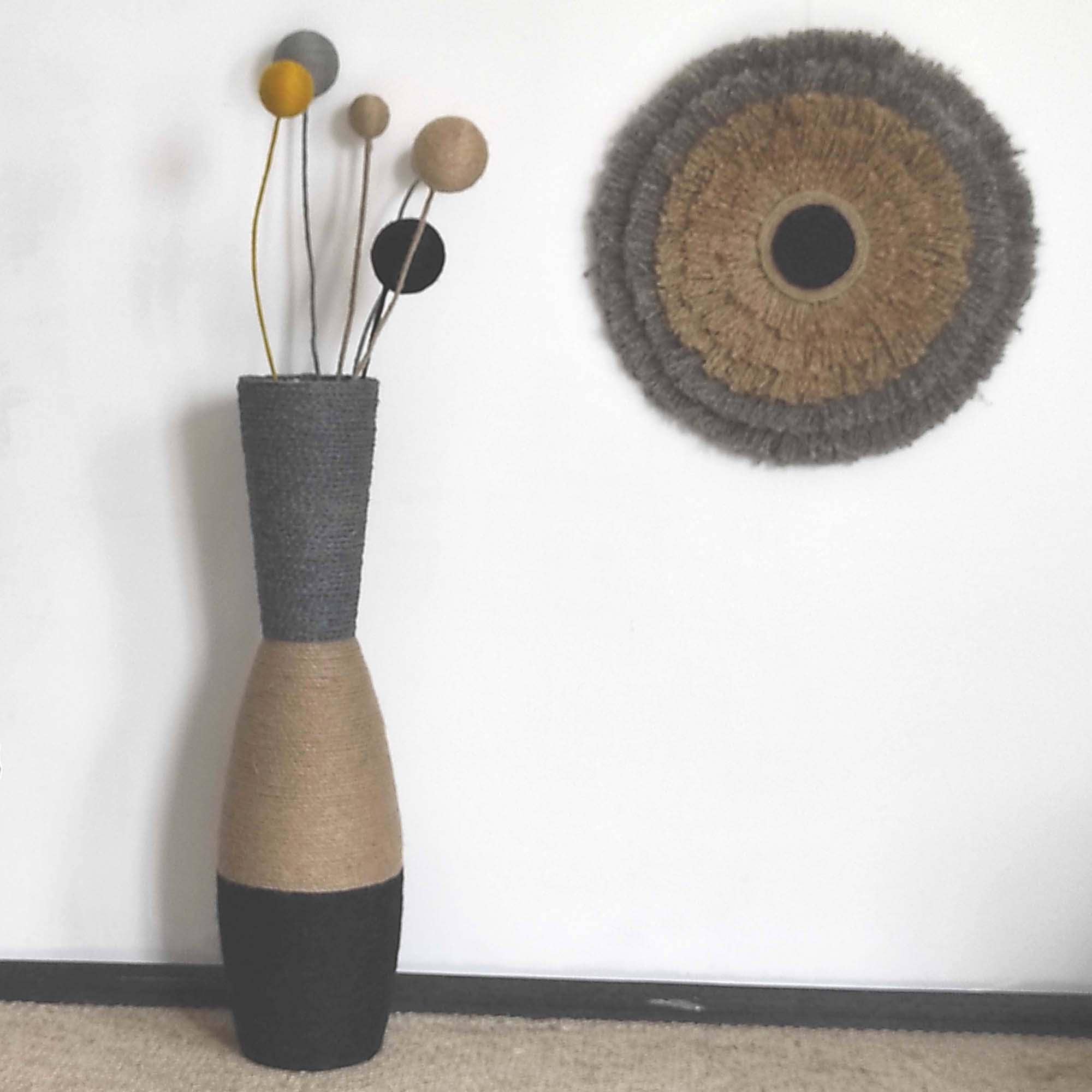 JuteExtravaganza - Wholesale Vase - Tall floor vase in Scandinavian style8