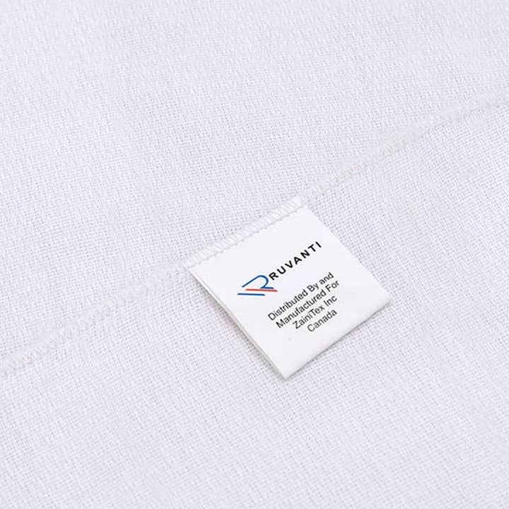 White Baby Cloth Diapers Reusable 100% Cotton (24 x 24 inches) for wholesale on Faire