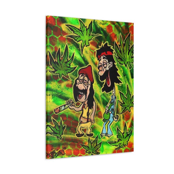 Cheech and Chong Leinwandbild für den Großhandel von Amped Artwork