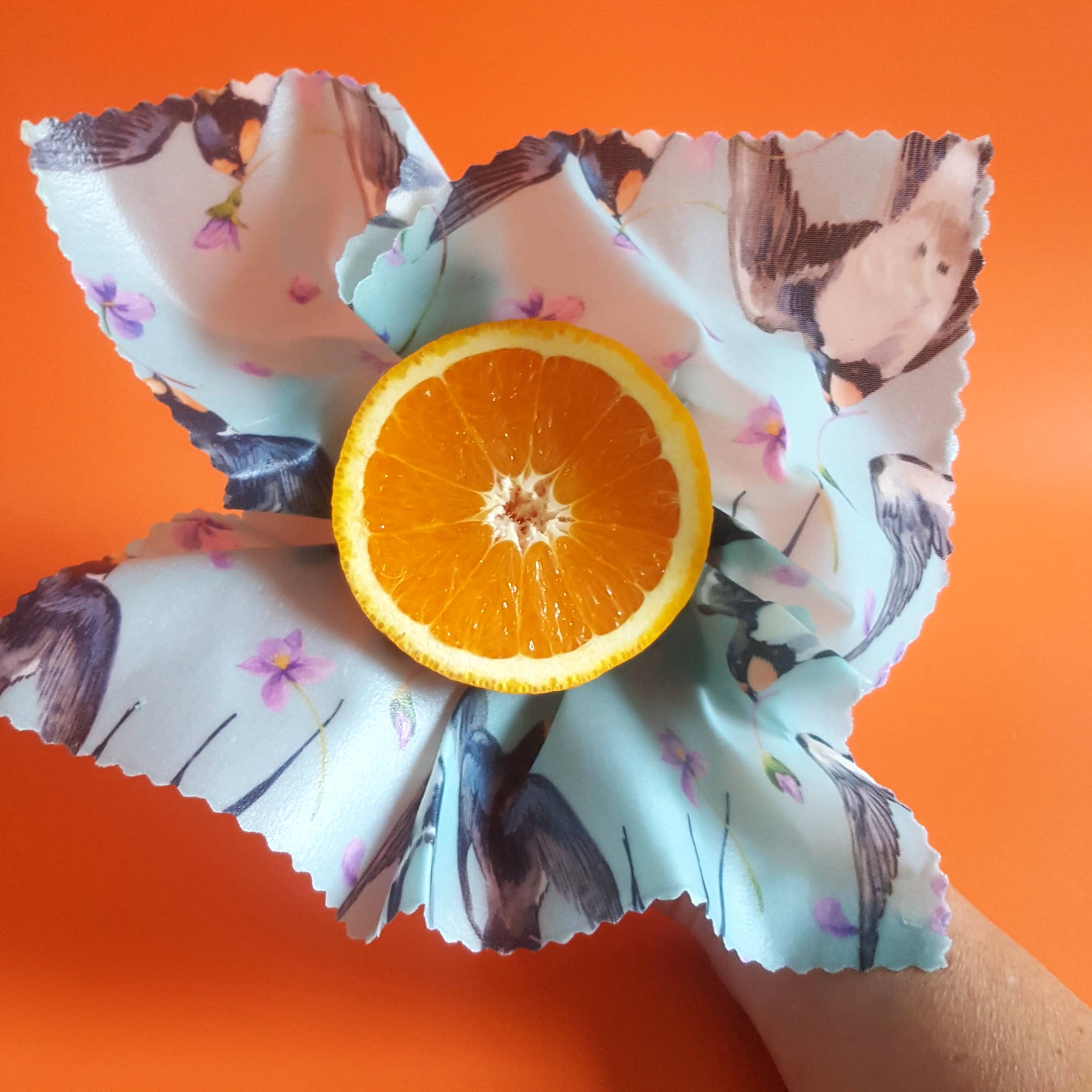 Honey Bee Good – wholesale Food storage wrap/bag – HANDMADE Single Large (12x12in) Beeswax Wraps|Mixed Pattern3