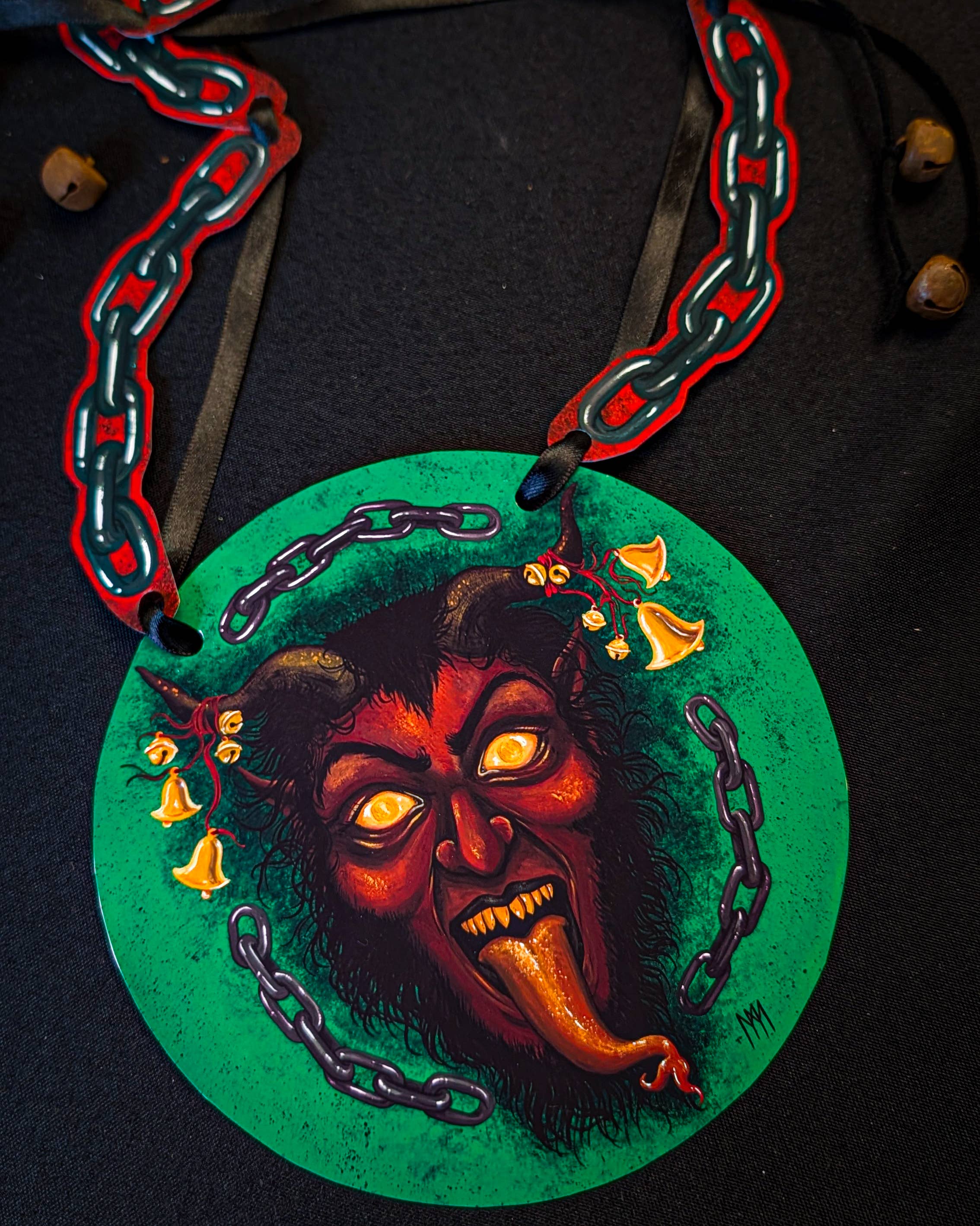 Meagan Meli Illustration - Wholesale Bunting/Garland - Krampus Paper Garland2