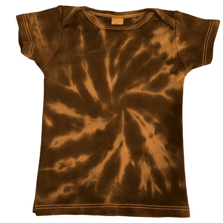 Brown Spiral Baby T-Shirt #15 for wholesale by Colors of Love on Haight