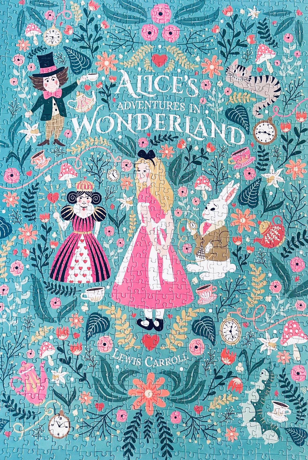Bookworm Puzzle - Wholesale Puzzle - Adult - Alice in Wonderland 1000 Piece Puzzle Book Set Puzzle Gift 4