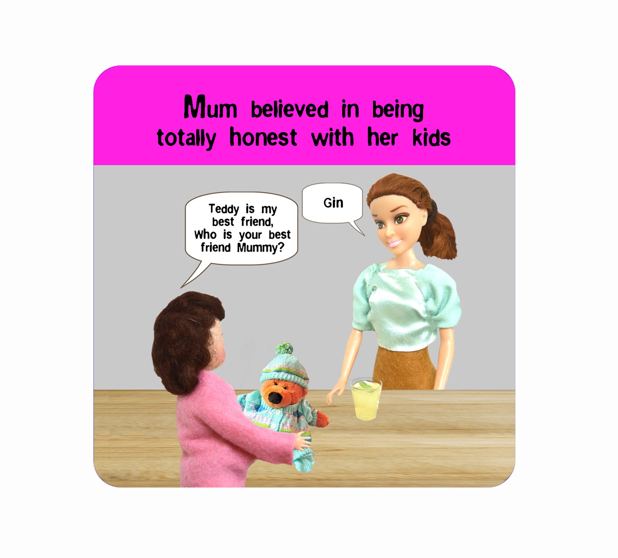 Go La La – wholesale Coasters – Coaster - Trollied Dollies Mum Truth
