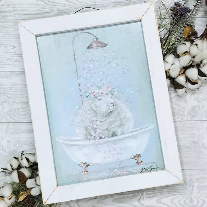 DC127 Sheep Flower Showers for wholesale by JanMichaels Art & Home